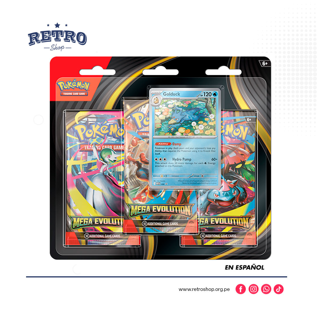 Pokemon TCG Mega Evolution 3 Pack Español C/u