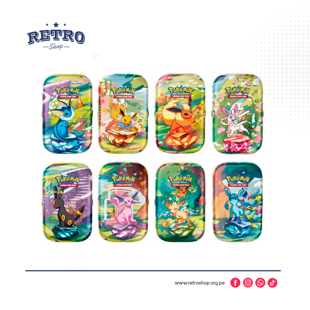 Pokemon TCG Prismatic Evolutions Mini Tin Español C/u