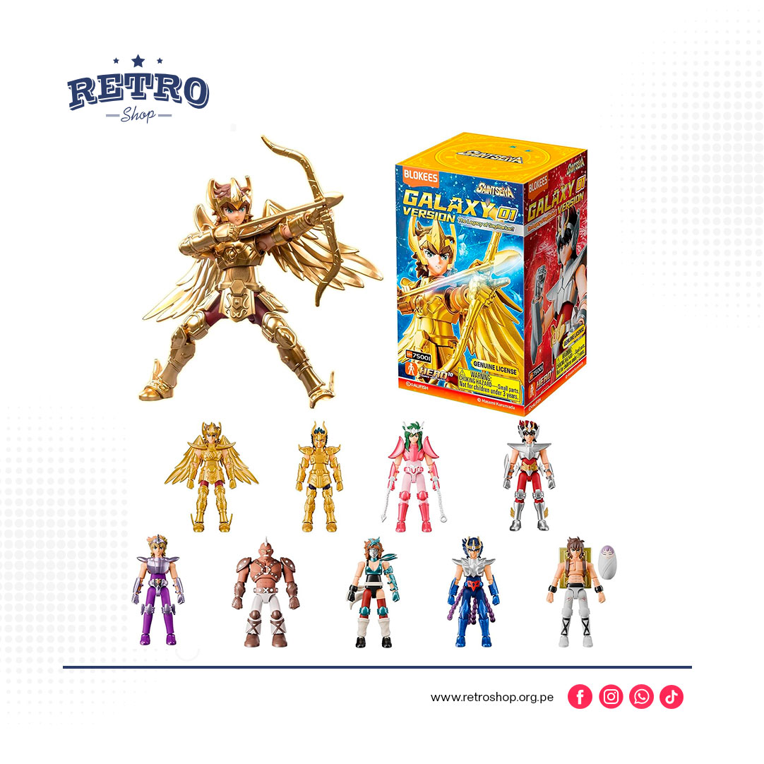 BLOKEES Saint Seiya Galaxy Versión 01 El legado de Sagitario