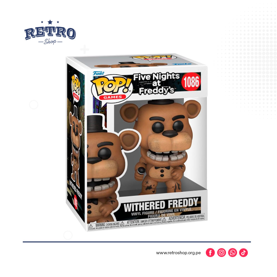 fnaf Funko Pop! Juegos: Five Nights at Freddy's - Withered Freddy