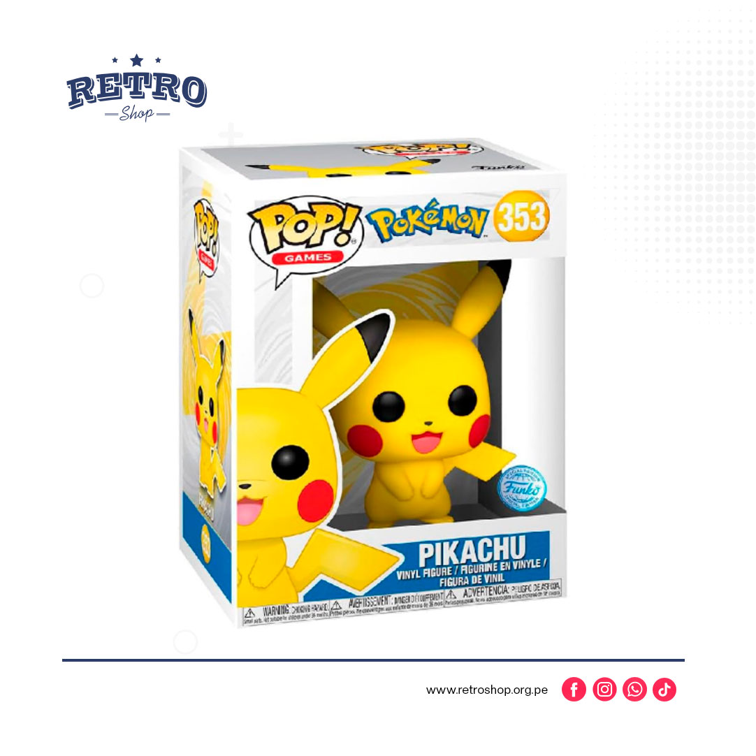 Funko Pop! Games: Pokemon - Pikachu (Standing)