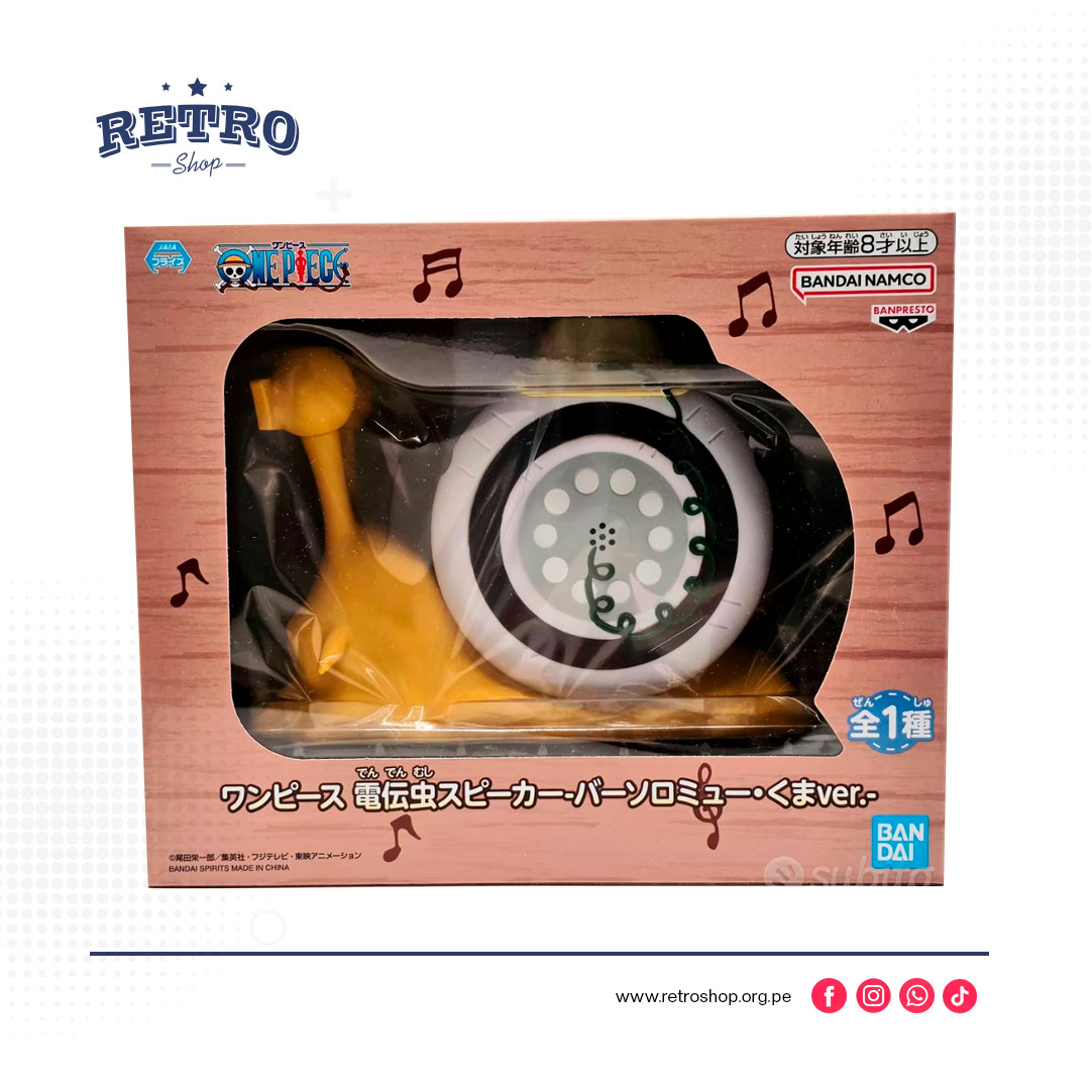 Altavoz BANPRESTO One Piece Den Mushi Bartolomé Kuma ver