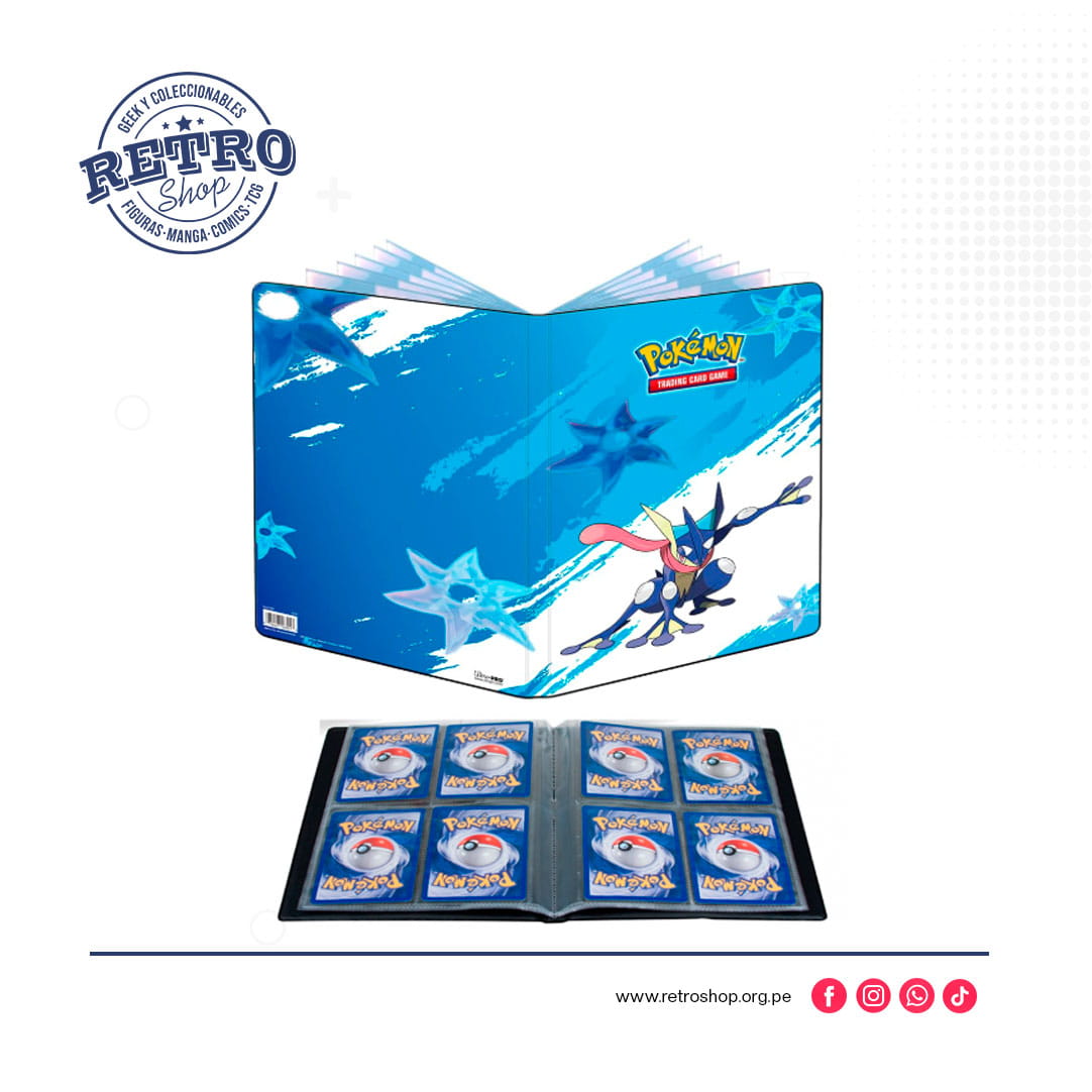 PORTFOLIO-4-POCKET-GRENINJA Portafolio Pokémon 4 Bolsillos – Greninja