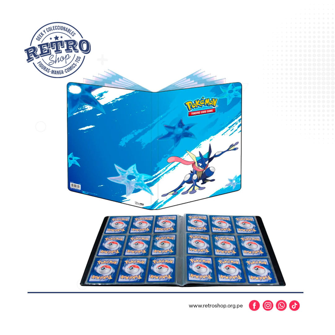 PORTFOLIO-9-POCKET-GRENINJA Portafolio Pokémon 9 Bolsillos – Greninja