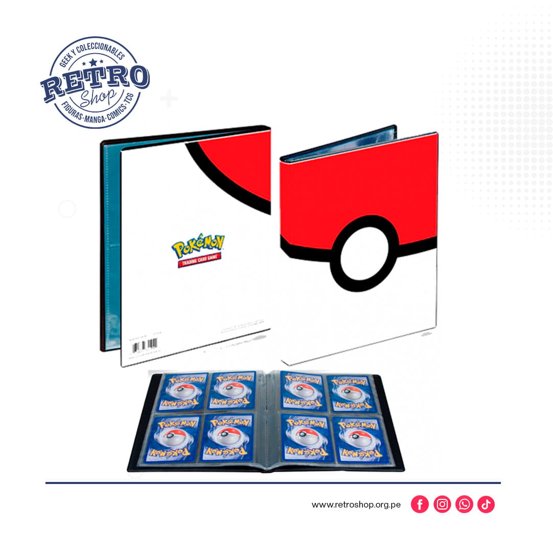 PORTFOLIO-FOR-POKEMON-POKE-BALL-4-POCKET Portafolio Poké Ball 4 Bolsillos