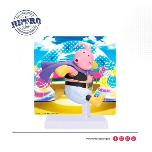 Banpresto - Dragon Ball DAIMA - Majin Buu con figura de panel