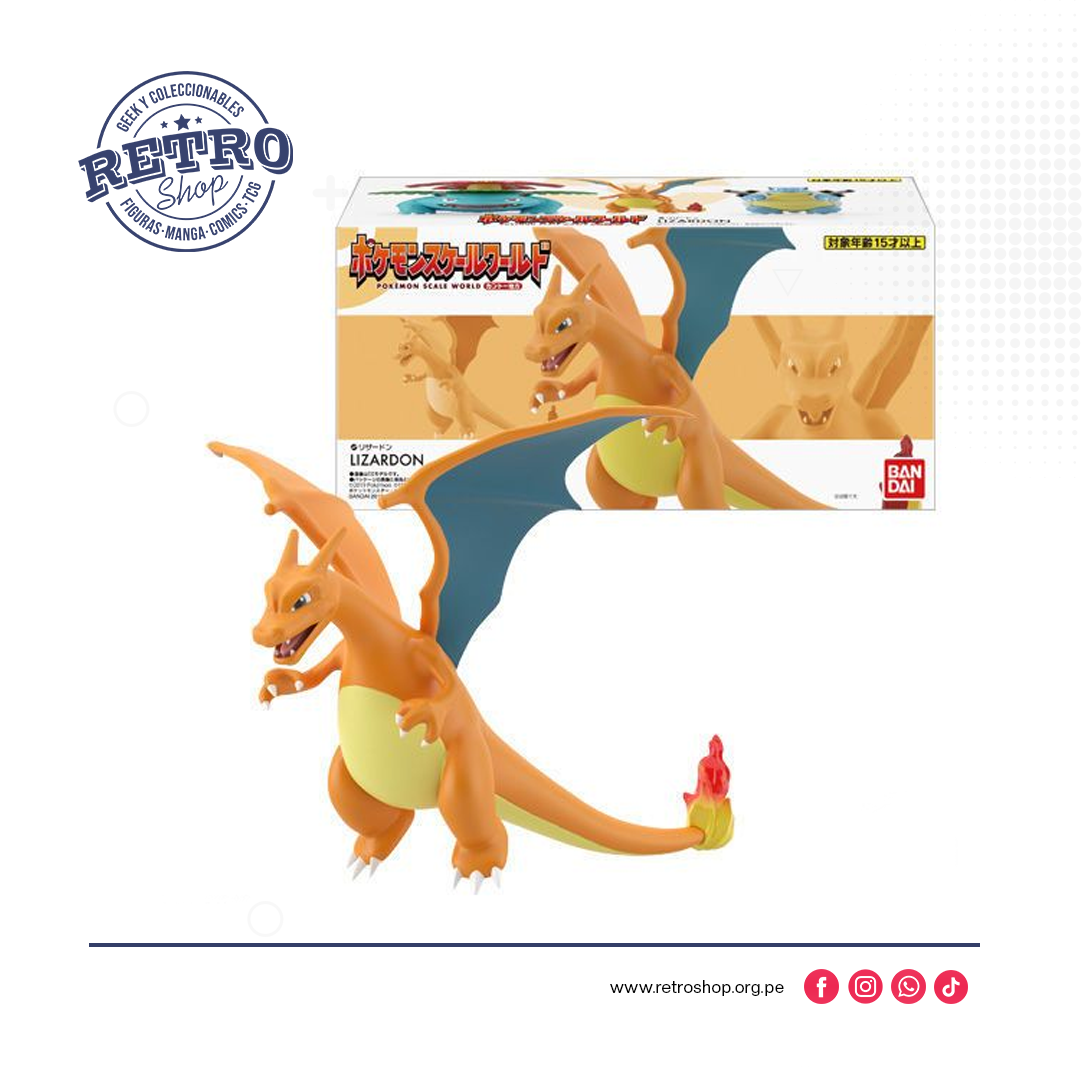 Pokémon Bandai Pocket Monster Scale World Kanto Charizard 1/20 PVC