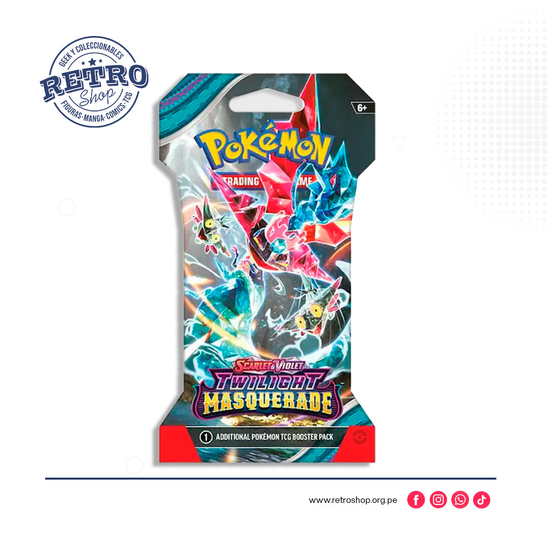 Pokemon TCG Mascarada Crepuscular Sobre Español
