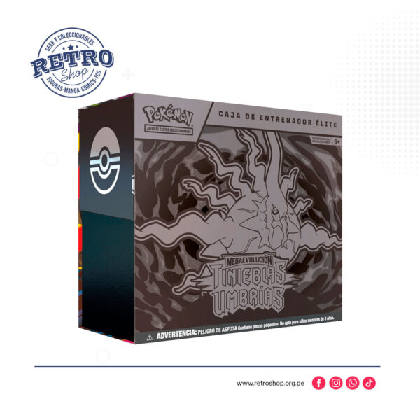 Pokémon-Caja-de-Entrenador-Élite-de-Megaevolución-Tinieblas-Umbrías-de-JCC Pokémon Caja de Entrenador Élite de Megaevolución-Tinieblas Umbrías de JCC