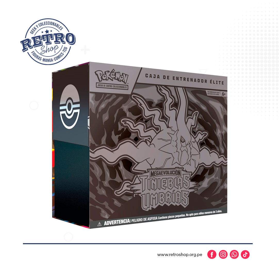 Pokémon Caja de Entrenador Élite de Megaevolución-Tinieblas Umbrías de JCC
