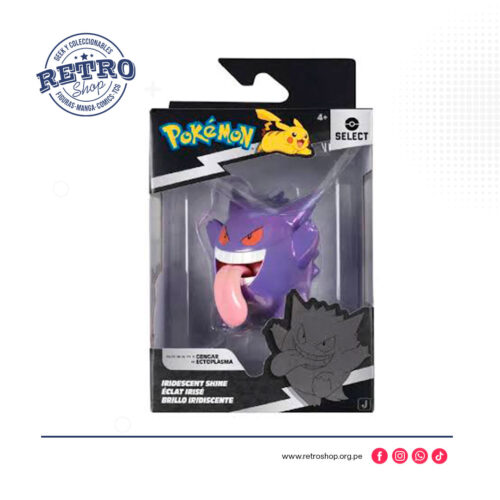 Pokemon-Figura-Gengar-Select-Brillo-3-Pulgadas Pokemon - Gengar Select Brillo