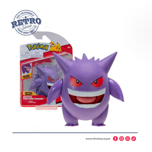 Pokemon Jazwares Figuras Mega Pack Gengar