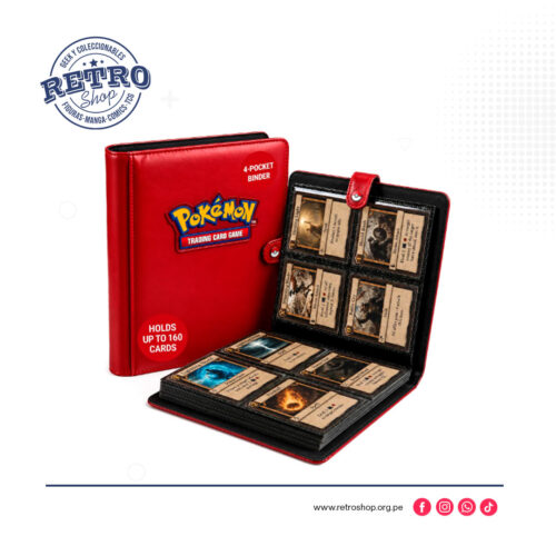 Ultra-Pro--Carpeta-Premium-de-4-Bolsillos-con-Cierre-Magnético-para-Pokémon Ultra Pro | Carpeta Premium de 4 Bolsillos con Cierre Magnético para Pokémon