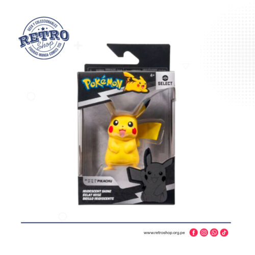 Pokemon-Figura-Pikachu-Select-Brillo-3-Pulgadas Pokémon Pikachu Select Brillo