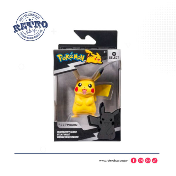 Pokemon-Figura-Pikachu-Select-Brillo-3-Pulgadas Pokémon Pikachu Select Brillo
