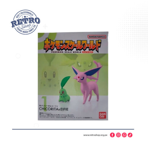 Pokemon-Scale-World-NUEVO-chicorita Pokémon Scale World Chikorita & Effie