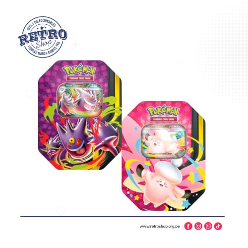 Pokemon-TCG-Mega-Moonlit-Tin-Español-Cu Pokemon TCG Mega Moonlit Tin Español C/u