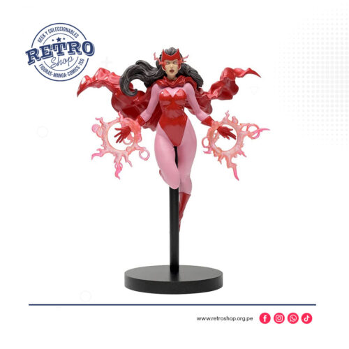SEGA-MARVEL-Scarlet-Witch-(Wanda-Maximoff)-ACT-CUT-premium-Figure-16cm MARVEL ACT/CUT Premium, Scarlet Witch – SEGA